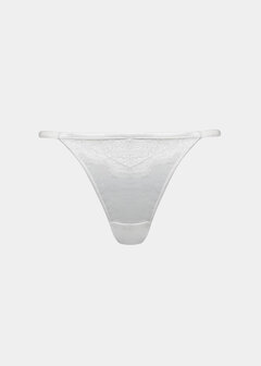 Satin Lace Thong