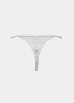 Satin Lace Thong