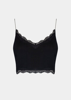 Cozy Crop Top - Black