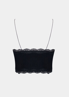 Cozy Crop Top - Black