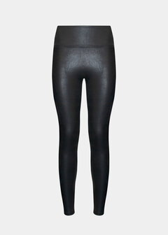 Leather Look Legging - Black