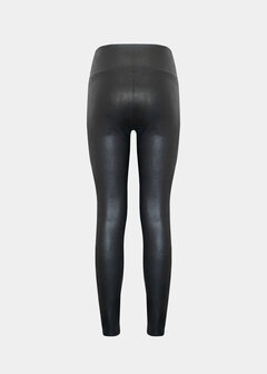 Leather Look Legging - Black