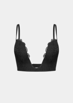 V-BRA LACE - Black