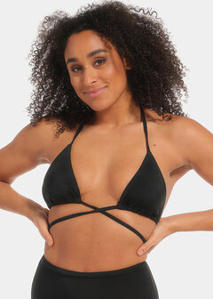Triangle Bikini Top - Black