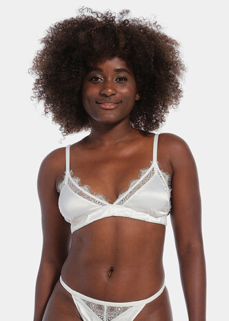 Satin Lace Bralette