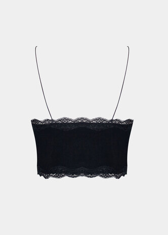 Cozy Crop Top - Black