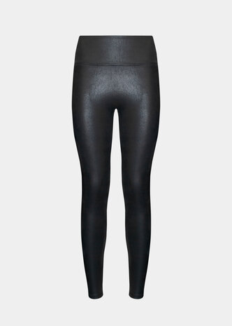 Leather Look Legging - Black