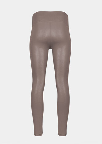 Leather Look Legging - Espresso