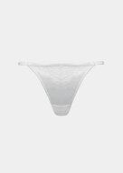 Satin Lace Thong