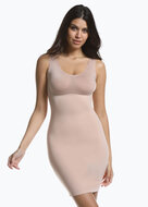 Tone Your Body Dress - Cappuccino
