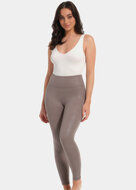 Leather Look Legging - Espresso