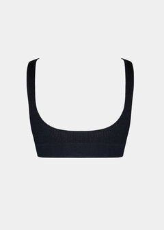 Ribbed Comfort Plunge Bra