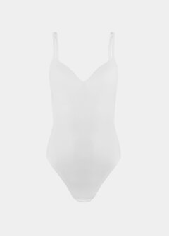 Body Soft Thong Body -  White
