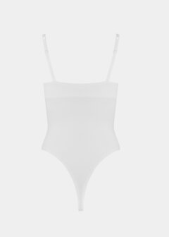 Body Soft Thong Body -  White