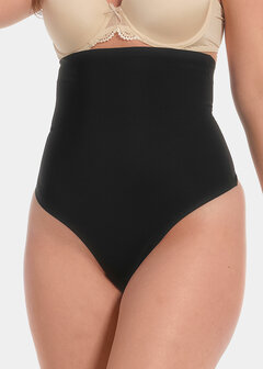 Maxi Sexy Hi-Thong -  Black