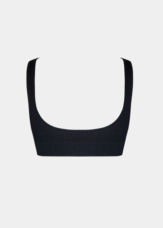 Ribbed Comfort Plunge Bra