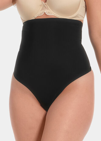 Maxi Sexy Hi-Thong -  Black