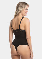 High Waist Comfort Thong - Black 